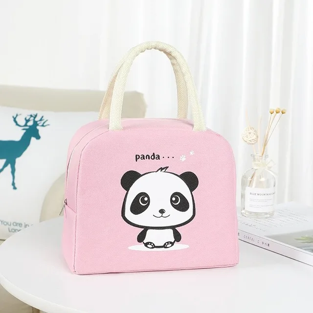 

Cartoon Animal Lunch Bags for Women Cute Portable Travel Picnic Bags Waterproof Insulation School Breakfast Cooler Bag Loncheras