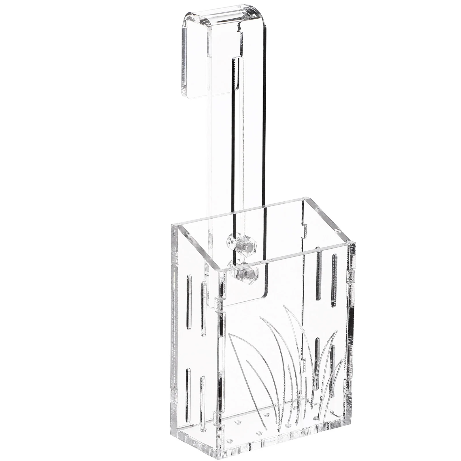 

Прозрачная чашка-имплантат в виде рыбьей кости, маленький резервуар, акриловый растительный контейнер для хранения, креативное украшение