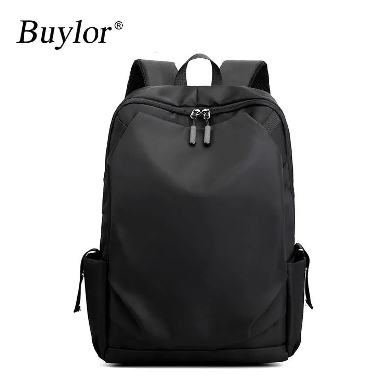 

Buylor Oxford Waterproof Travel Men's Backpack Large Capacity College Students Backpack Business USB Charging Laptop Men Bag