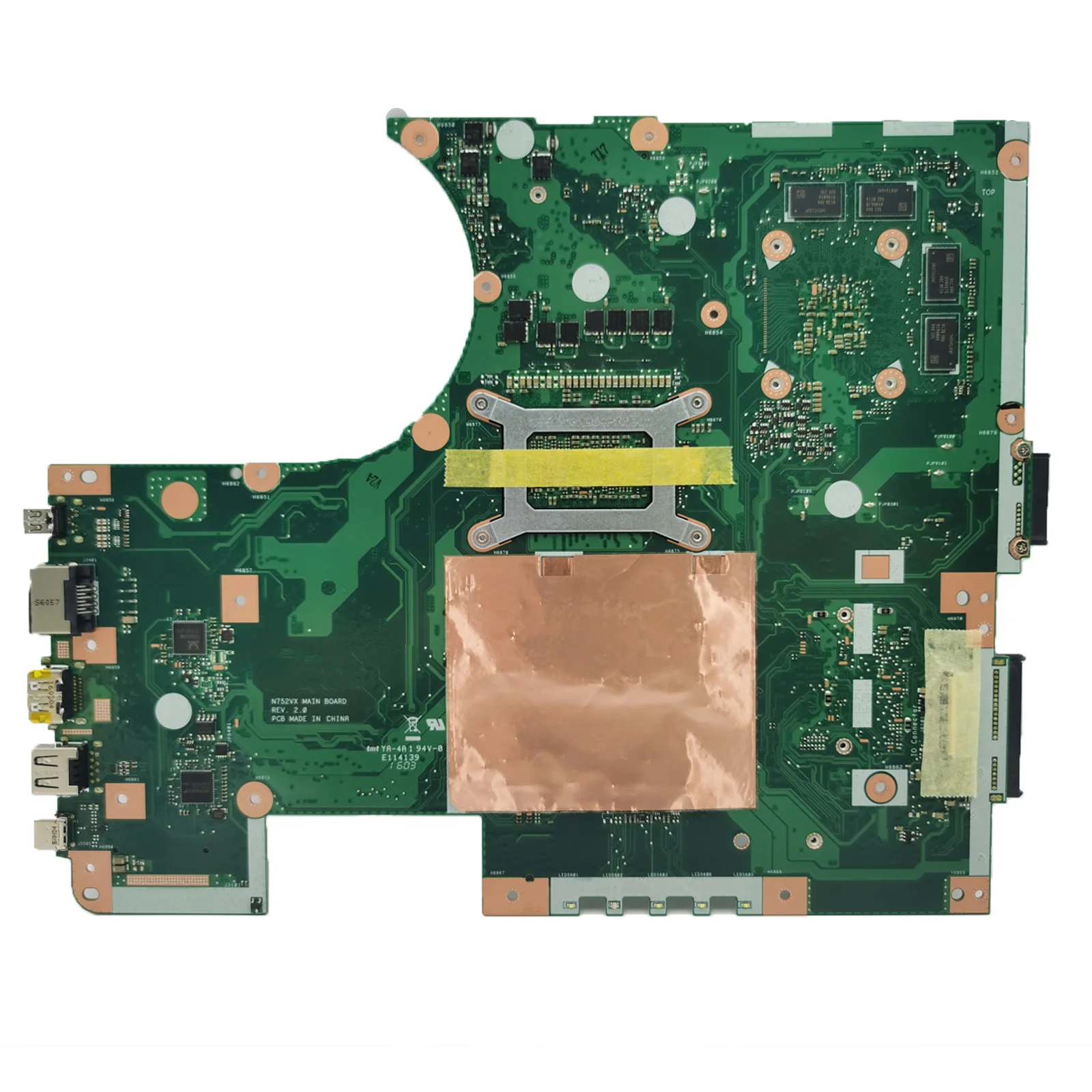 Рисунок 2 - Материнская плата N752 для ноутбука