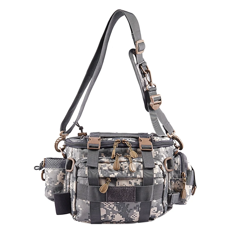 

Hot-Fishing Bag Waterproof Outdoor Single Shoulder Fishing Waist Pack Bag Fishing Lure Reel Tackle Pesca Storage Bag