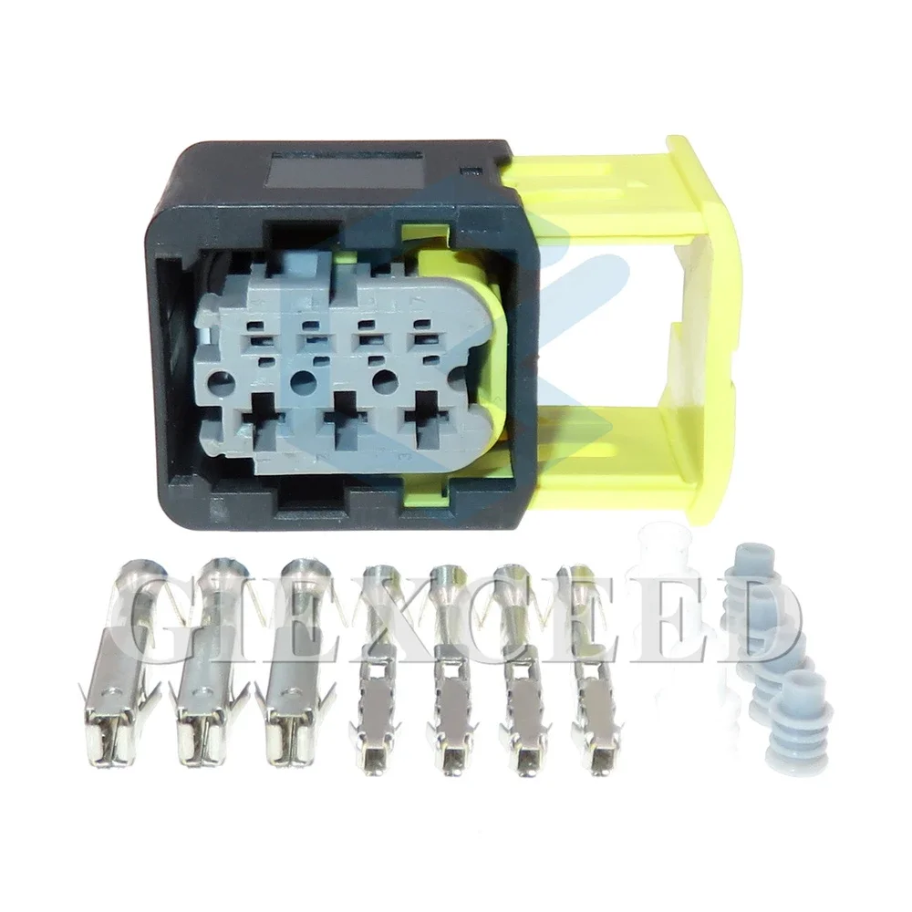 

1 комплект, 7-контактный 1,5-35, автомобильный пластиковый корпус, вилка, автомобильная розетка переменного тока в сборе, аксессуары для модификации автомобиля 2- 1418480 -1