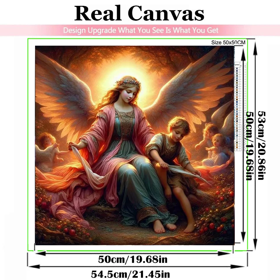 Набор для алмазной вышивки Белые ангелы