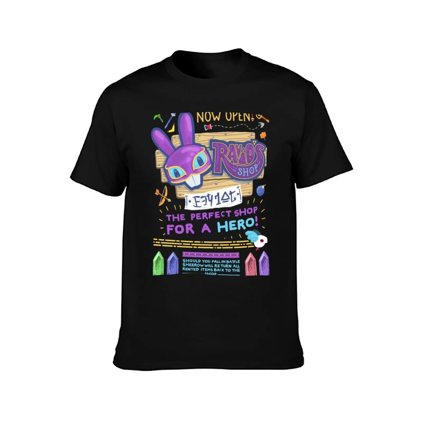 Фото Футболка Ravio's Shop с модным принтом и короткими рукавами №2