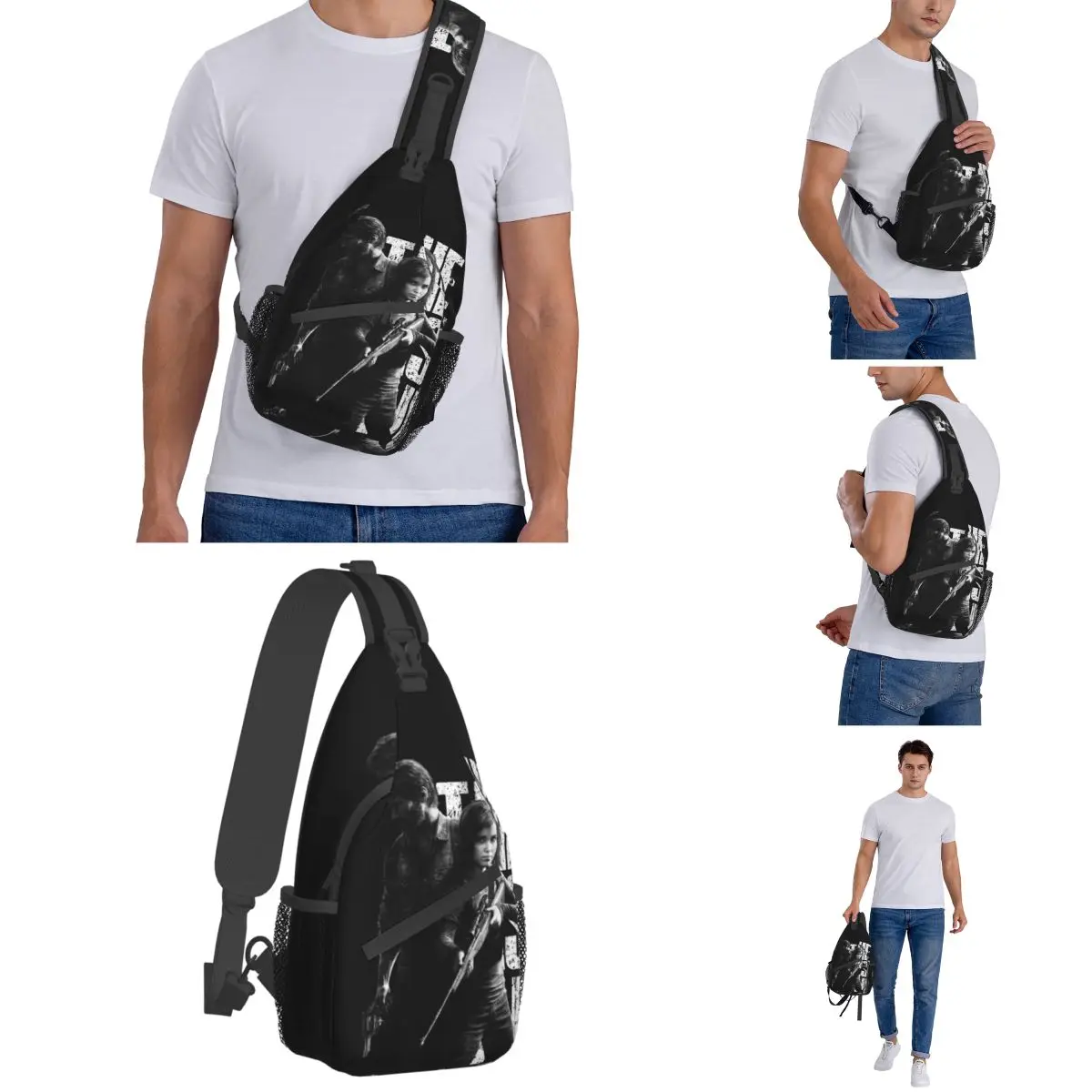 Маленькая слинг-сумка The Last Of Us для Элли нагрудной кросс-боди слинг на плечо