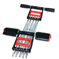 three use foot tensioner multi purpose adjustable pound chest expander spring arm force exercise chest muscle trainer