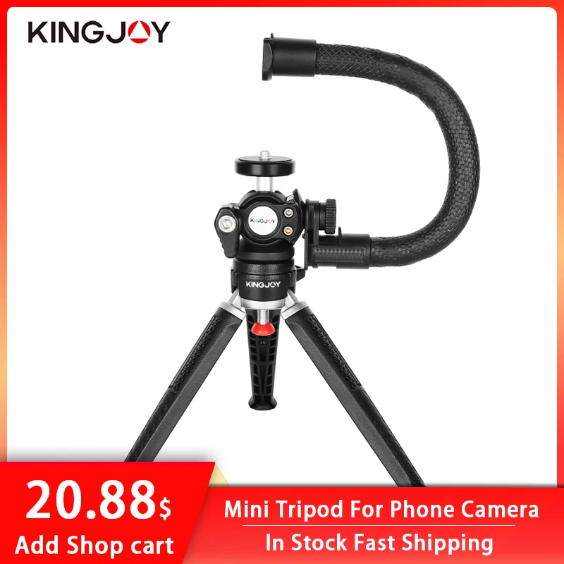 

Aluminum Mini Tripod For Phone Camera Stand With Ball head Mobile Smartphone Holder tripod Flexible