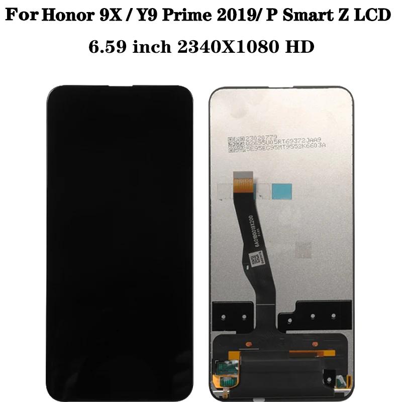 Оригинальный ЖК-дисплей 6 59 ''для Huawei Y9 Prime 2019 / P Smart Z Honor 9X Global сенсорный экран с
