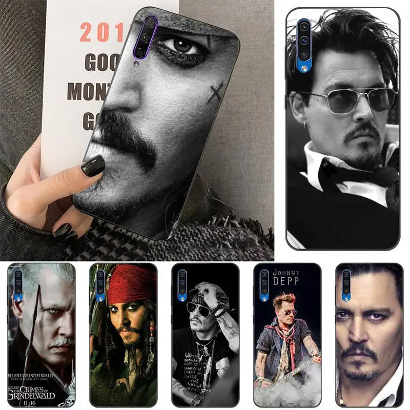 

Johnny Depp Phone Case For Xiaomi Mi 11 10 A2 A2lite A1 9 9SE 8Lite 8explorer F1 Poco M3 X3 Pro Fundas Cove