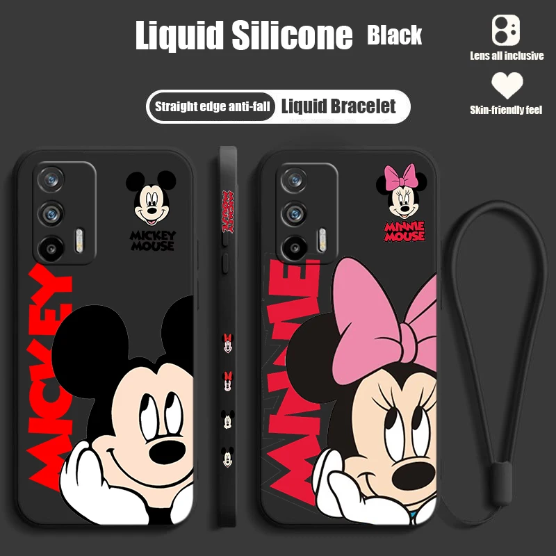 Disney Минни Микки деньги для Realme Q5 GT Neo 5 3T 3 XT X3 C55 C30 C21Y C11 C2 Explorer Master жидкая левая