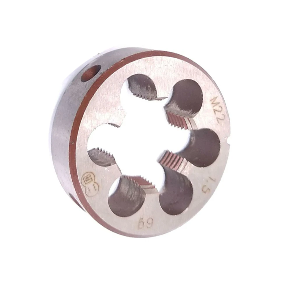 

HSS M22 X 1.5mm Taper & Plug Tap & M22 X 1.5mm Die 3 PCS Set Metric Thread Right Hand HSS Screw Tap Drill Bit Set Hand Tools