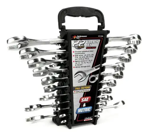 

W1084 22pc Combination Wrench Set