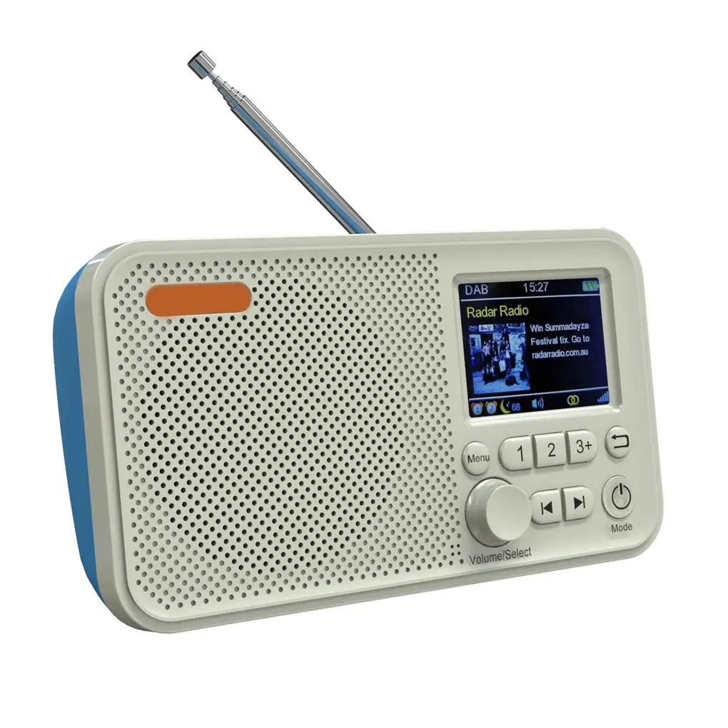 

4,3-дюймовый ЖК-дисплей, полноцветный дисплей, цифровое радио, перезаряжаемое DAB радио, портативный Радиоприемник с Bluetooth, SD карта, плеер