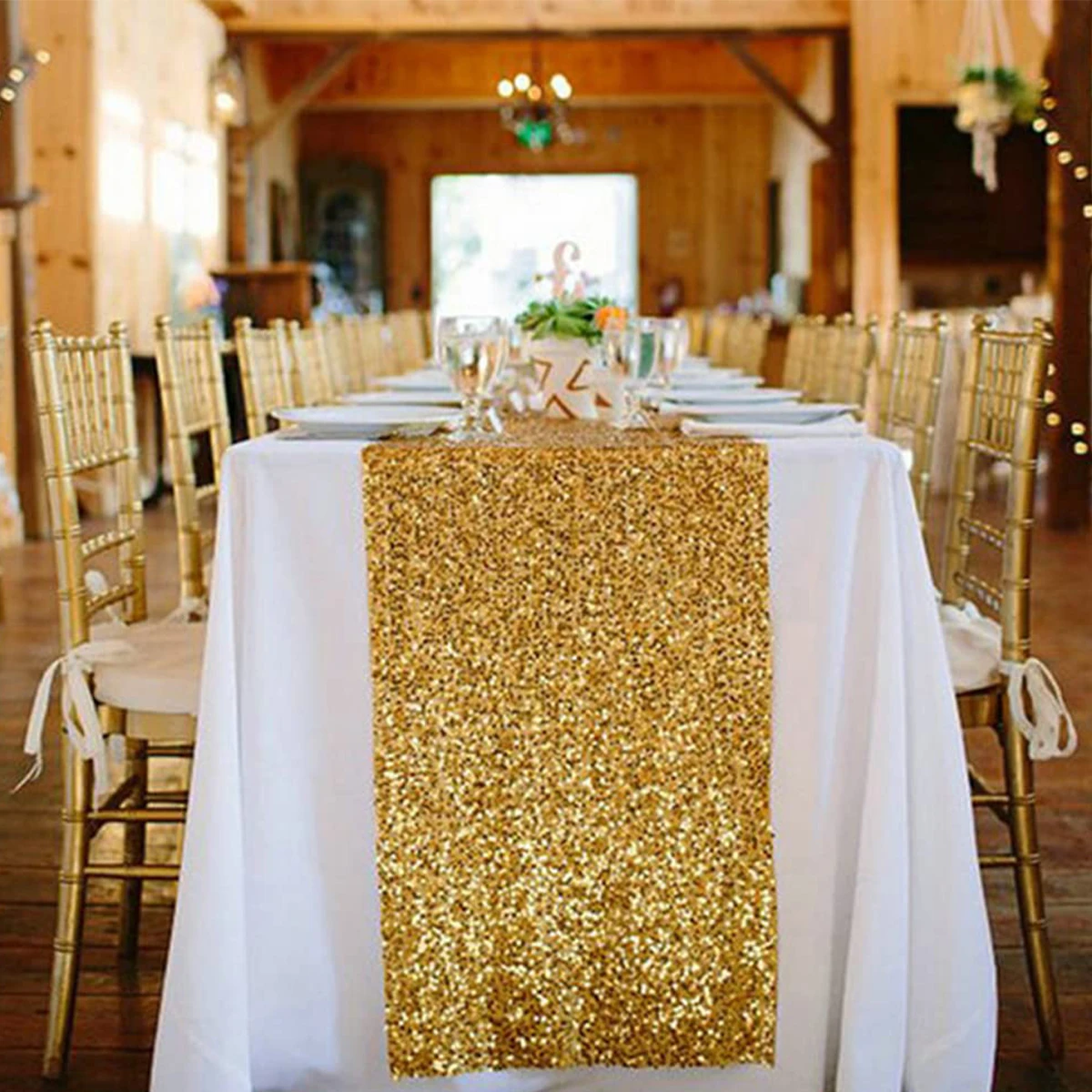 30x180 См Полиэстеровая Дорожка Для Стола С Блестками Красочное Украшение Флагом На