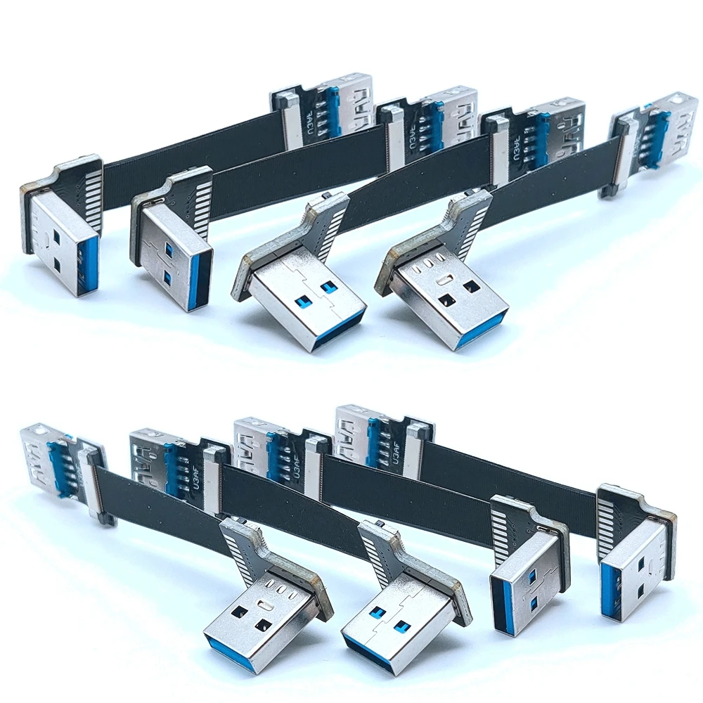 Плоский удлинитель usb 3.0 штекер-гнездо FPC