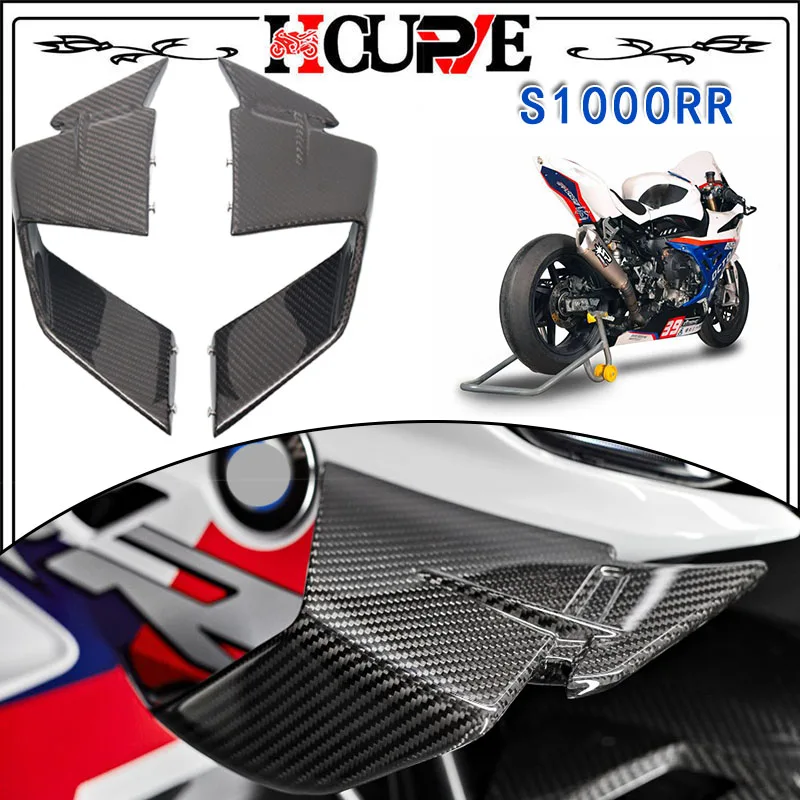 

Motorcycle Carbon Fiber Aerodynamic Wing Kit Fixed Winglet Fairing Wing For BMW S1000RR S1000 RR 2019-2022 2021 2020