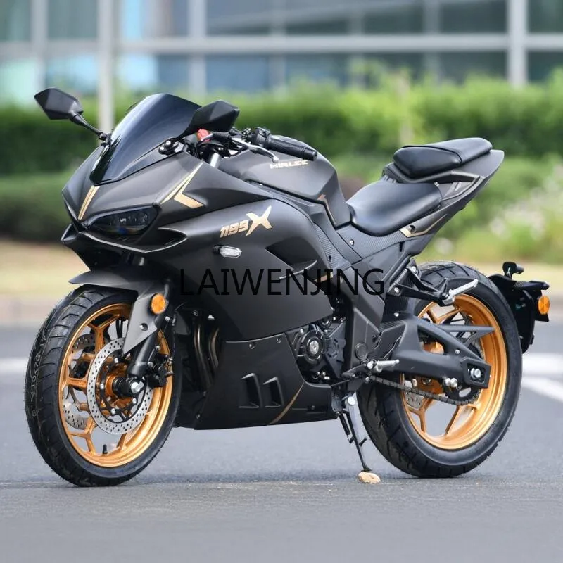 LYN's new National IV EFI Jiaolong motorcycle ABS double-cylinder water-cooled imitation race car