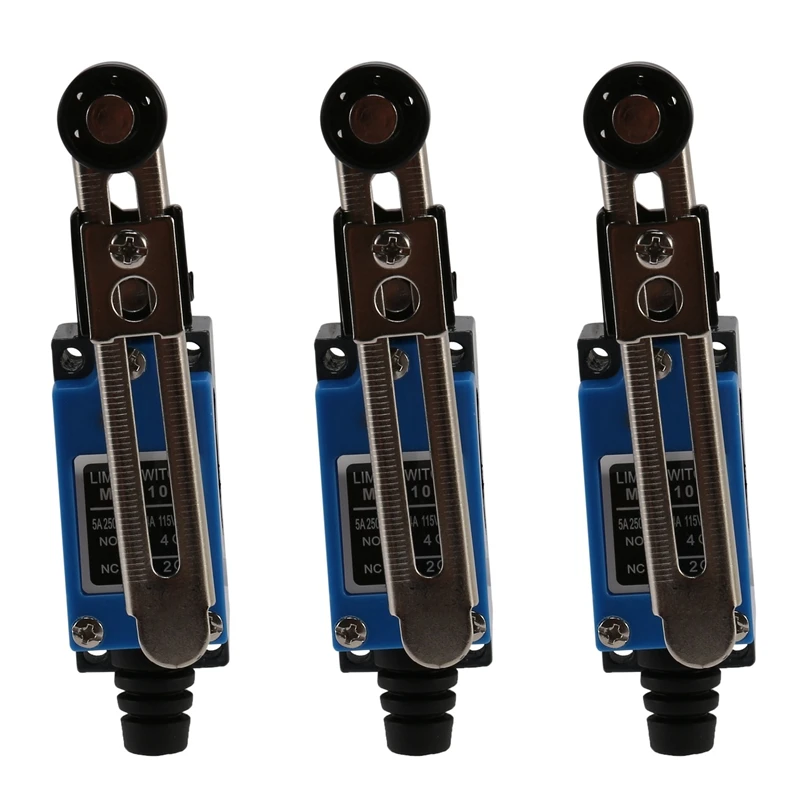 

3X ME-8108 мгновенный поворотный Регулируемый роликовый рычажный концевой выключатель