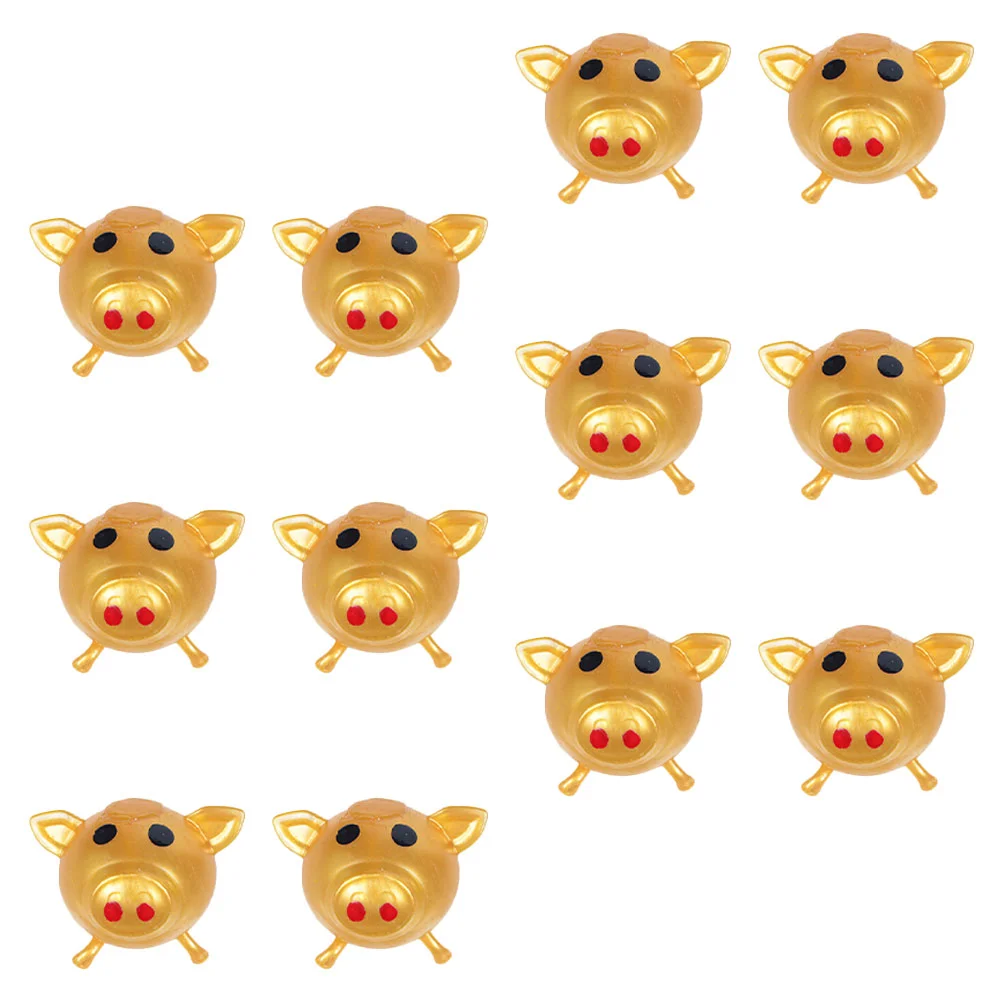 

12PCS Funny Spoof Head Simulation Vent Cartoon (Golden)