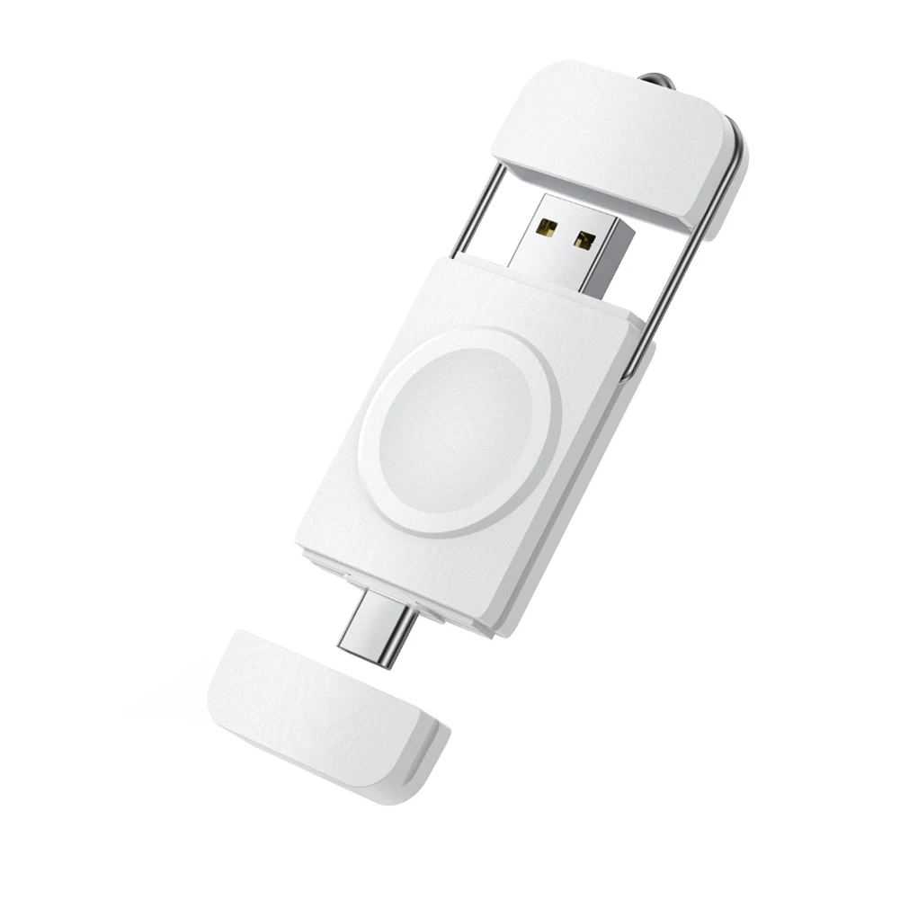 

Новое зарядное устройство для Apple Watch 7 6 5 4 3 2 1 SE, портативная беспроводная зарядная док-станция 2 в 1 для iWatch, аксессуары для полной зарядки