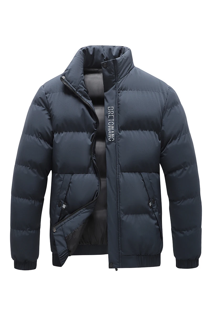 UYUK 2022 Winter Coat Men's Warm Parkas Streetwear Cotton Coats Slim Male Jackets Windproof Padded Coat Mens Clothing