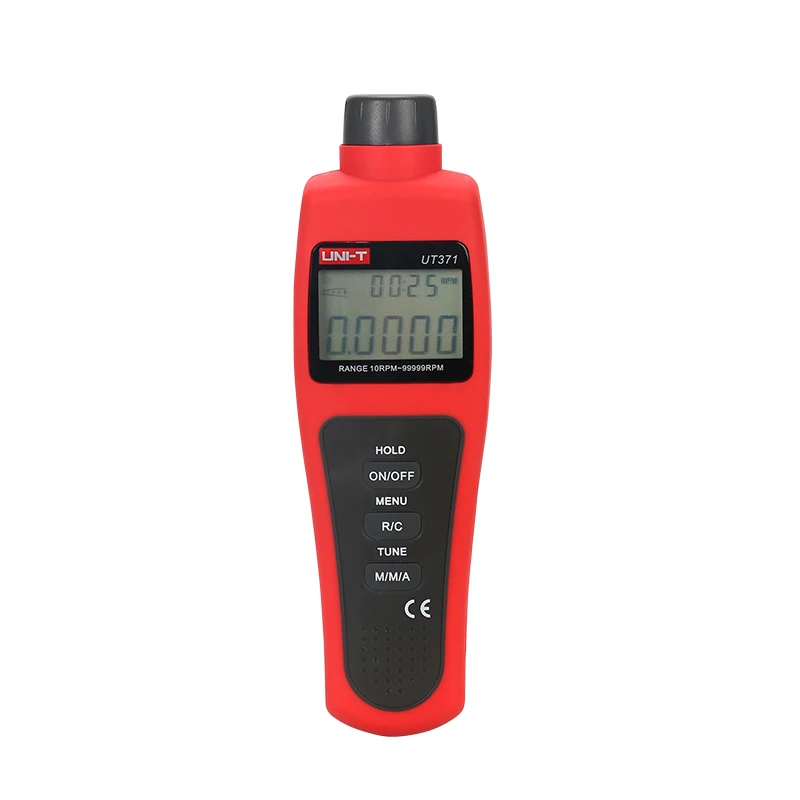 

UNI-T UT371 Range 10RPM-99999RPM Non-Contact Digital Tachometer with Adjustable Sampling Rate