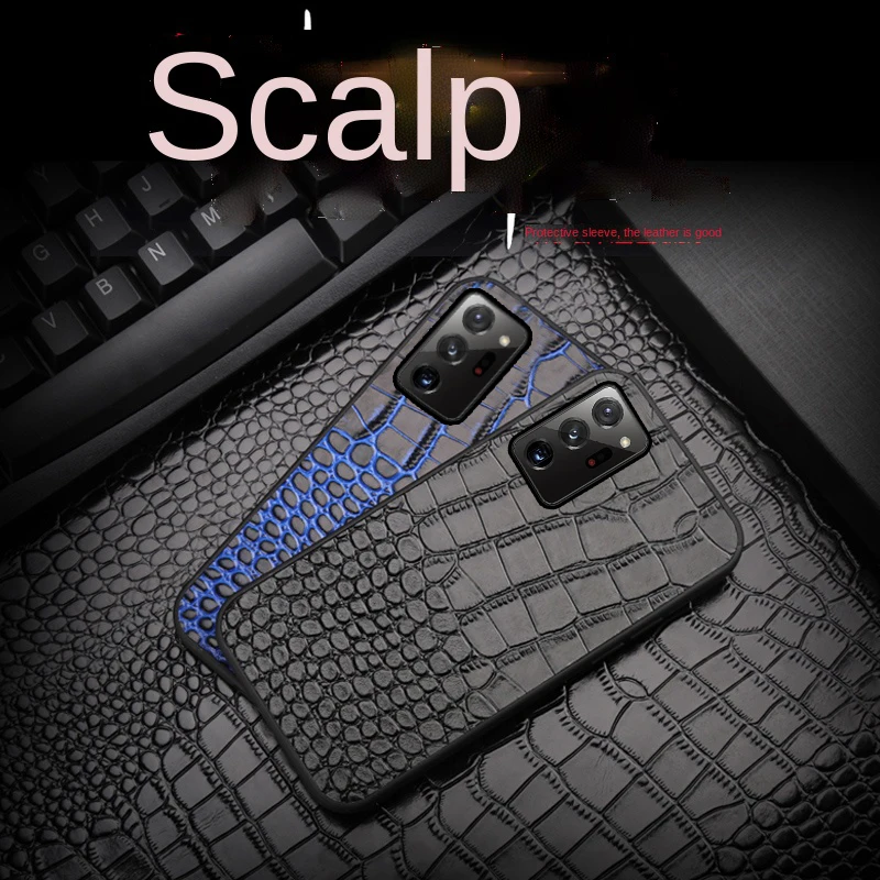 For Samsung Galaxy note 20 10 Lite M51 Leather phone case cowhide crocodile martphone case For Samsung Galaxy Note20 Ultra case