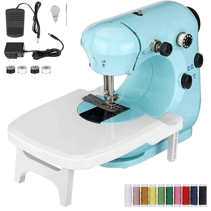 

Розничная многофункциональная электрическая швейная машина, регулируемая 2-скоростная швейная машина с 2 нитями, с удлинительным столом, дл...