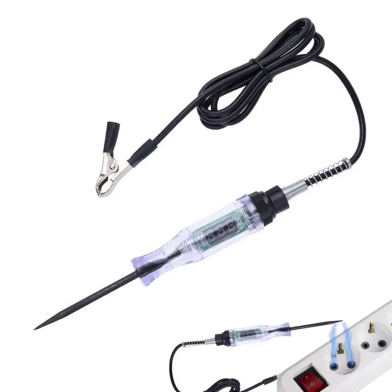 

High-Quality Auto 3-48 V DC Car Truck Voltage Circuit Tester Car Test Long Probe Pen Light Bulb Automobile