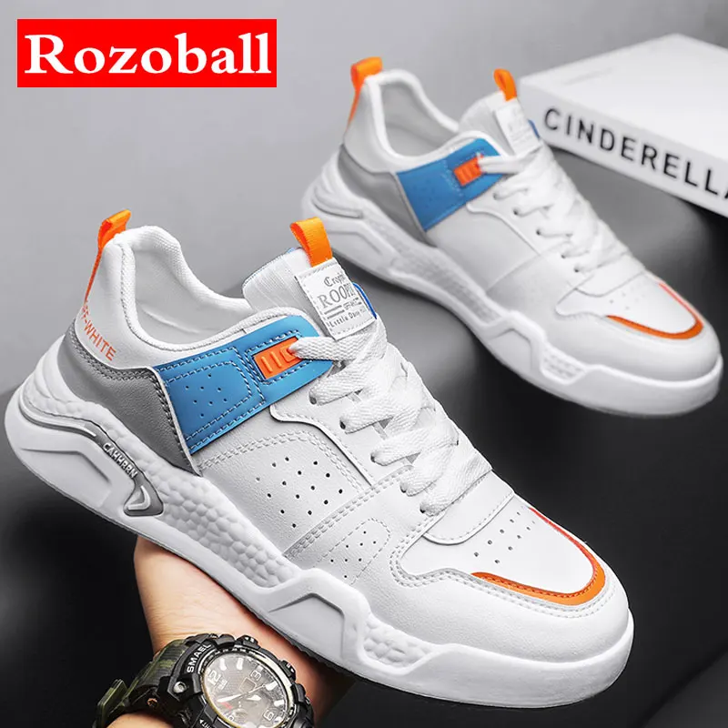

2023 Men's Casual Shoes Lightweight Breathable Men Shoes Trend Lace-Up Men Sneakers White Business Running Tenis Masculino Shoes