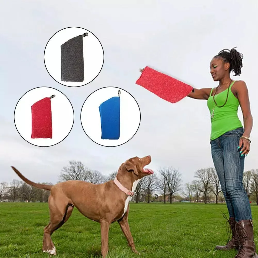 Мешковатый рукав для молодых собак Портативный с ручкой защита рук