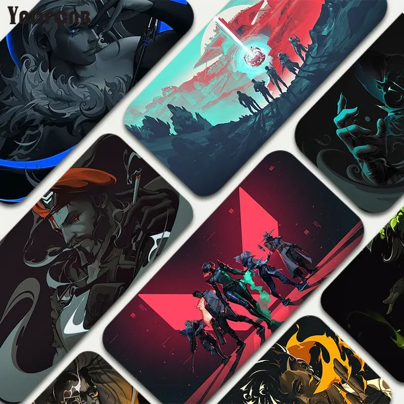 

Gaming Valorant Animation Keyboard Mat Table Mat Students Gamer Desktop Mousepad Gaming Mouse Pad for PC Computer Table