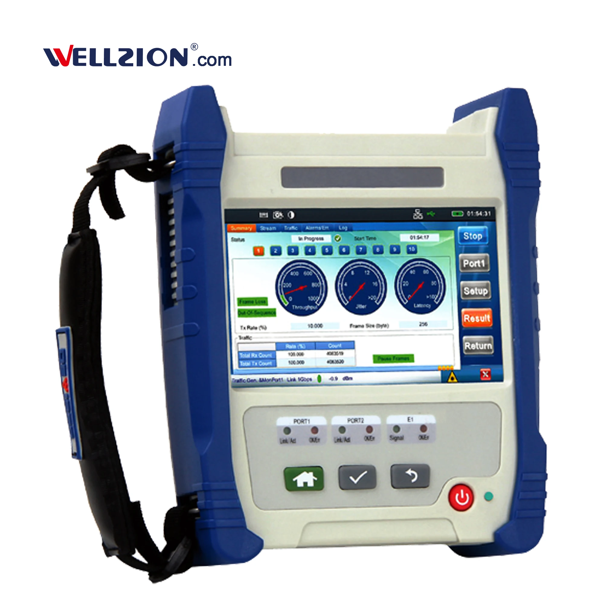 

TC601 +,1Gbit/s гигабитный тестер обслуживания Ethernet