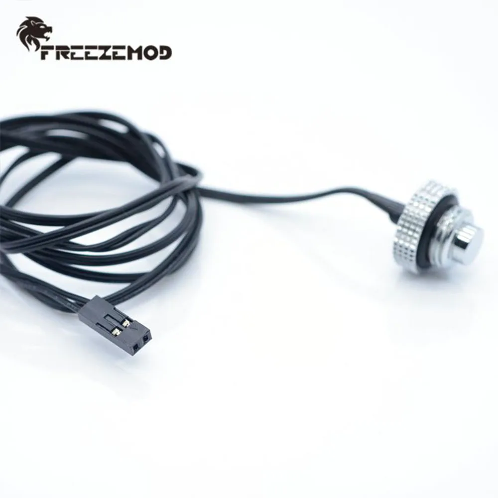 

Водонепроницаемый разъем для остановки воды, FREEZEMOD, клемма DuPont термометр с интерфейсом, штекер, датчик температуры, охладитель воды, моддинг