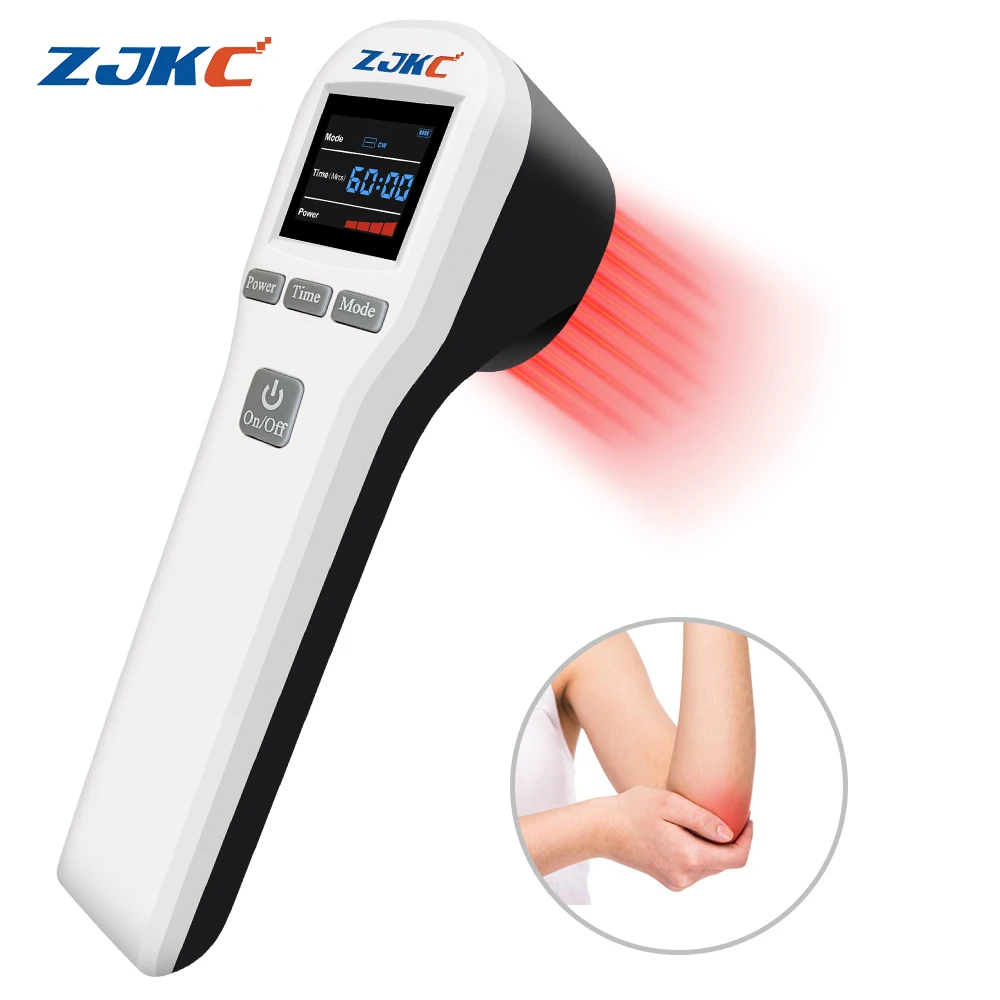 

ZJKC Red Light Therapy Device for Arthritis Pain Relief 808nm 650nm Cold Laser Therapy Deep Tissue Wound Healing Physiotherapy