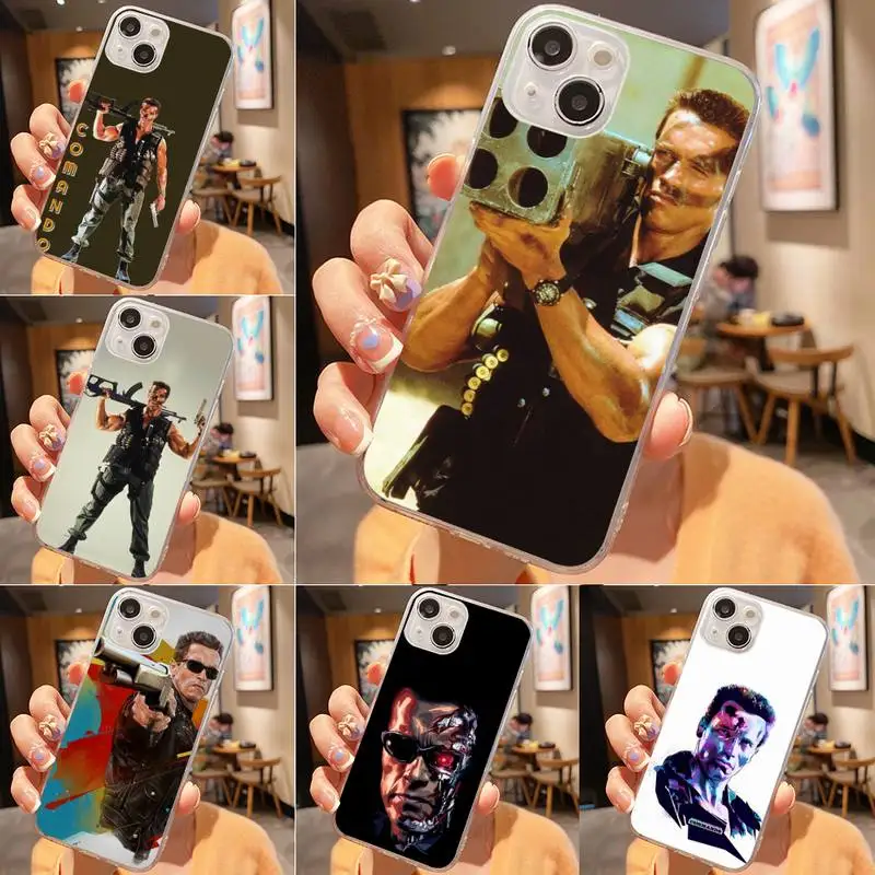 

Arnold Schwarzenegger Movie Commando 1985 Phone Case For Iphone 7 8 Plus X Xr Xs 11 12 13 Se2020 Mini Mobile Iphones 14 Promax