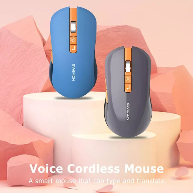 2023New USB 2.4G Wireless Game Mouse Voice Control Office Smooth Gaming Smart Mouse Computer Notebook Office Accessories 1