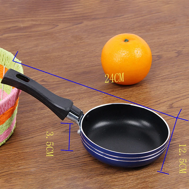 Mini Frying Pan Non Stick Cooking Appliances Egg Master Pancake Maker Cookware Pan Pot Kitchen Equipment 12.5CM Random Color images - 6