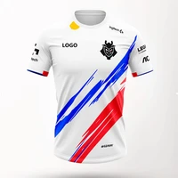g2 team support service g2 national team uniform e sports uniform 2021 g2 league of legends 3dt shirt french collar