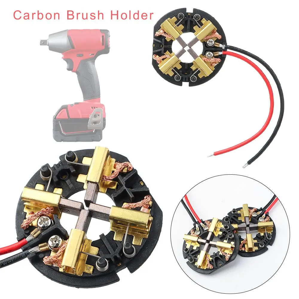 Practical Carbon Brush Holder Brush Card Assembly For AEG Milwaukee M18/ M12 Hammer Drill & Impact Driver Accessories