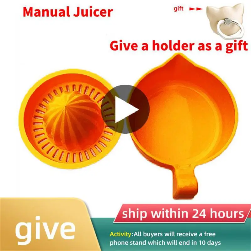 

Manual Portable Citrus Juicer Kitchen Tools Plastic Orange Lemon Squeezer Multifunction Fruit Juicer Machine Kitchen Accessories