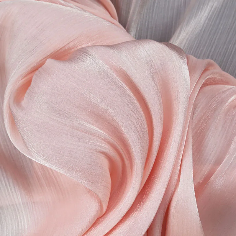 Streamer-soft кристаллическая атласная ткань для костюма дизайнерская одежда сделай