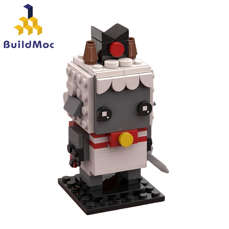 

Buildmoc Game Lamb Cult Animals Sheep Brickheadz Action Figures Building Blocks Toys for Children Kids Gifts Toy 118PCS Bricks