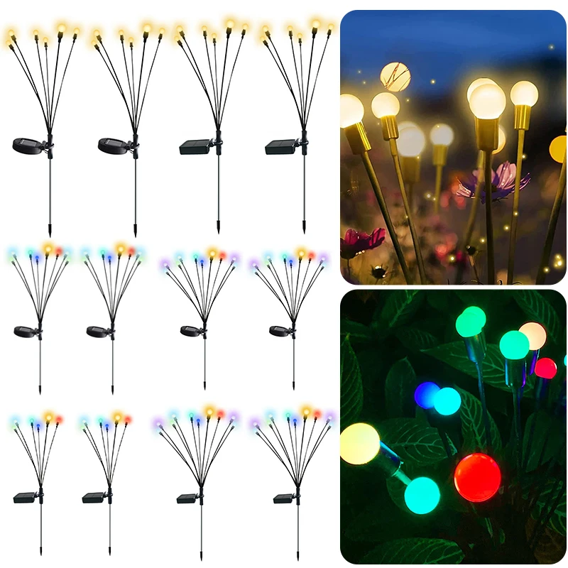 

2 шт., портативный садовый светильник на солнечной батарее