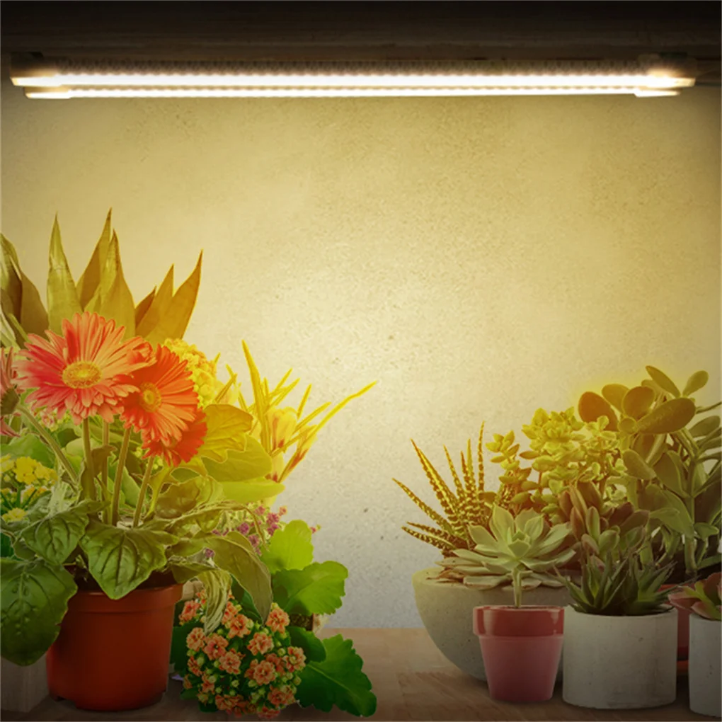 

LED Plants Grow Lights Bright Self-Adhesive Seedling Growth Lamp with Timer Function Household Lighting EU Plug