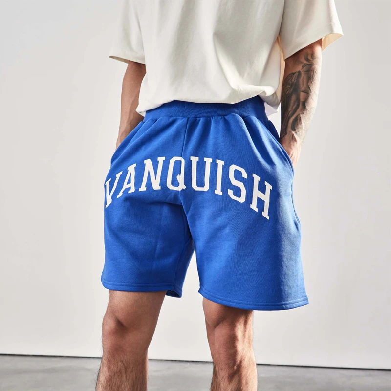 

Men's Shorts Summer New Jogger Sports Fitness Cotton Knee Length Five Point Pant Gym Running Training Bodybuilding Shorts
