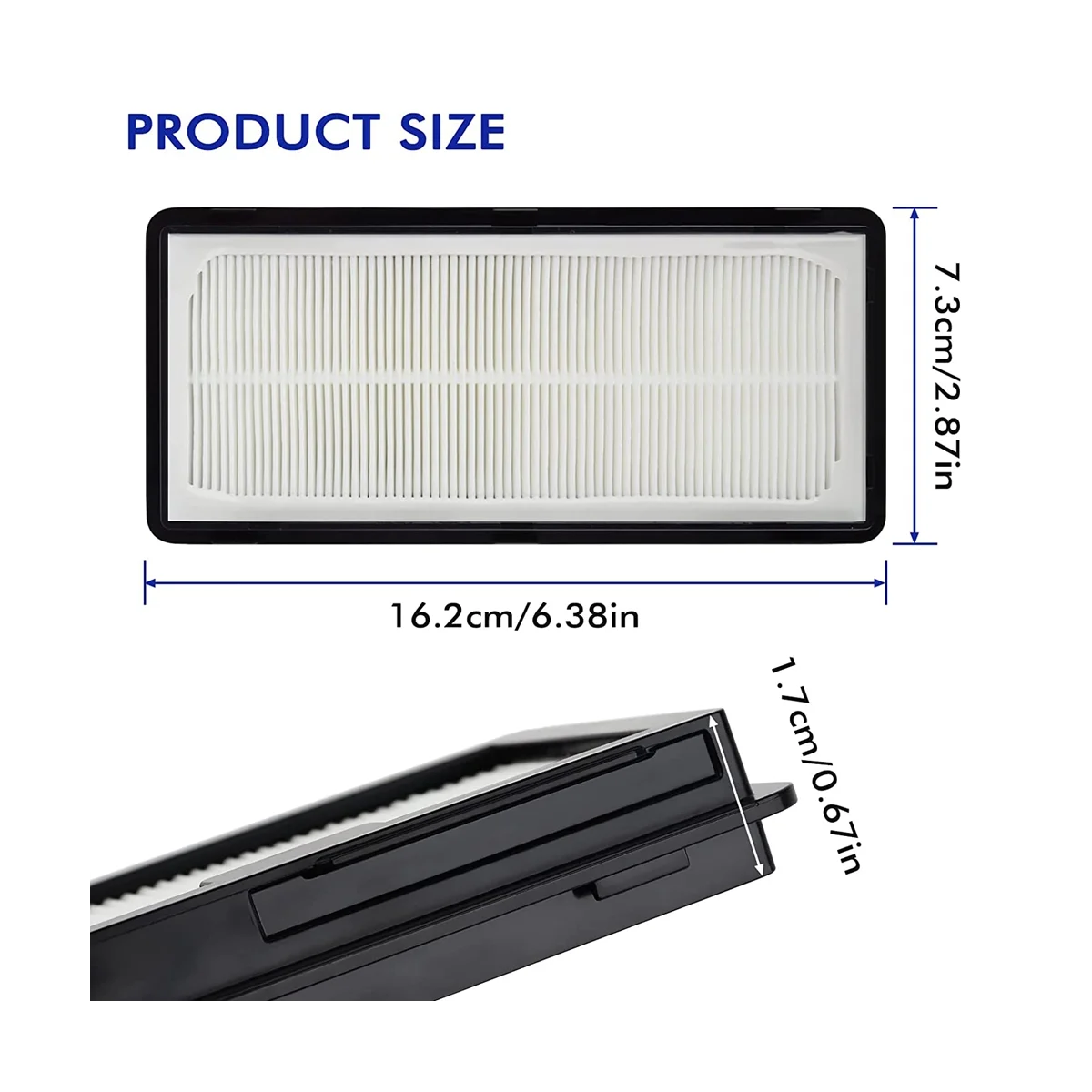 2 шт. моющиеся сменные фильтры Hepa для пылесосов Jet Bot AI + и Bot+ подходят робота