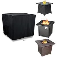18 size fire pit cover firepit cover square waterproof fireplace fire pit column covers outdoor furniture cover