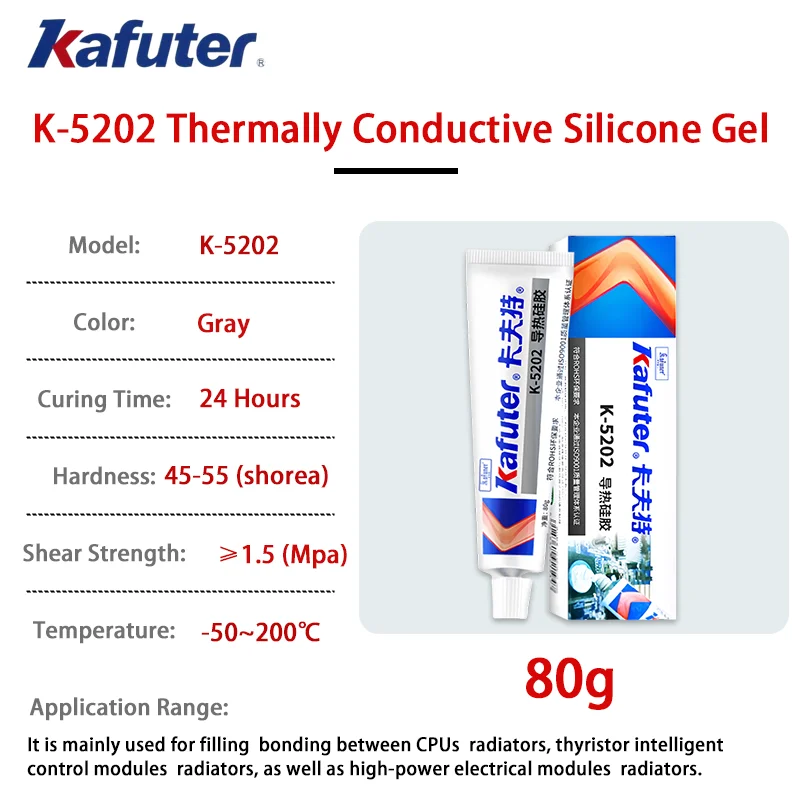 

Термопаста Kafuter 5 шт.