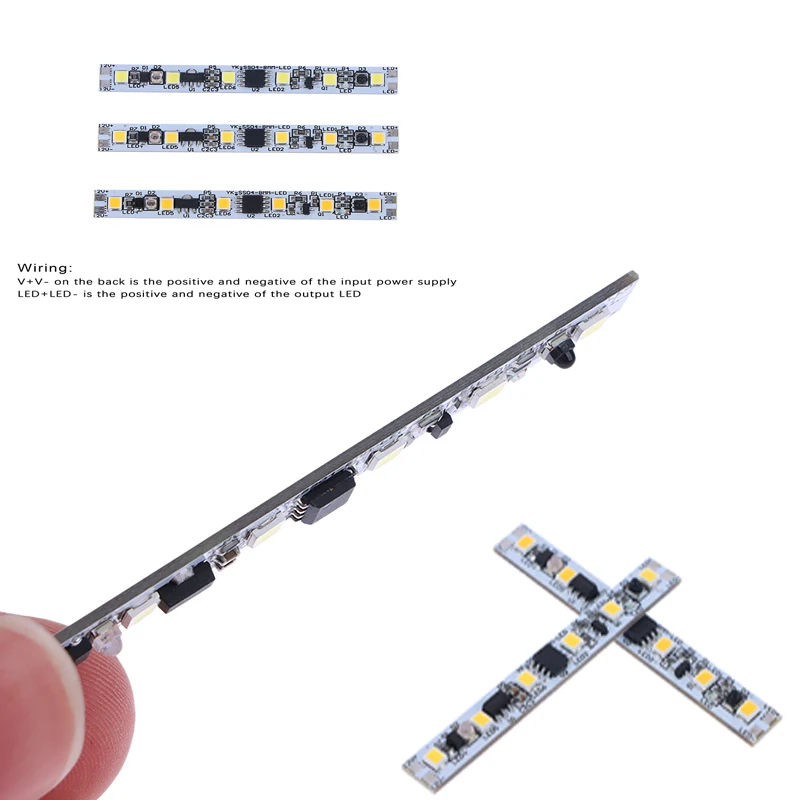 Инфракрасный датчик 48 Вт, 3000 К, 4000 к, 6000 К, модуль переключателя 12 В, управление подметанием рук, датчик движения, датчик волны, индукционный модуль переключателя